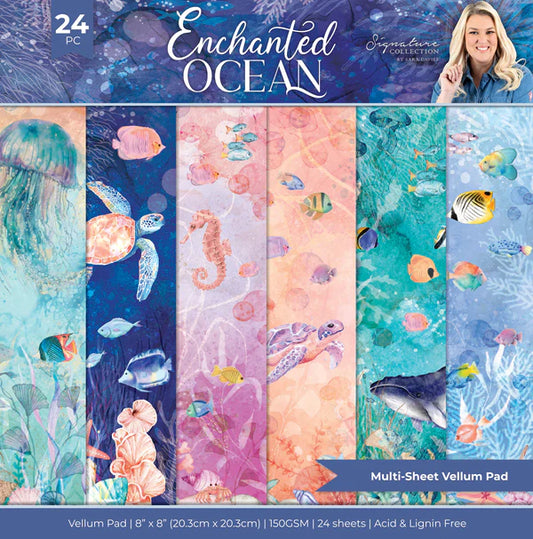 Sara Signature - Enchanted Ocean - 8" x 8" Vellum Pad