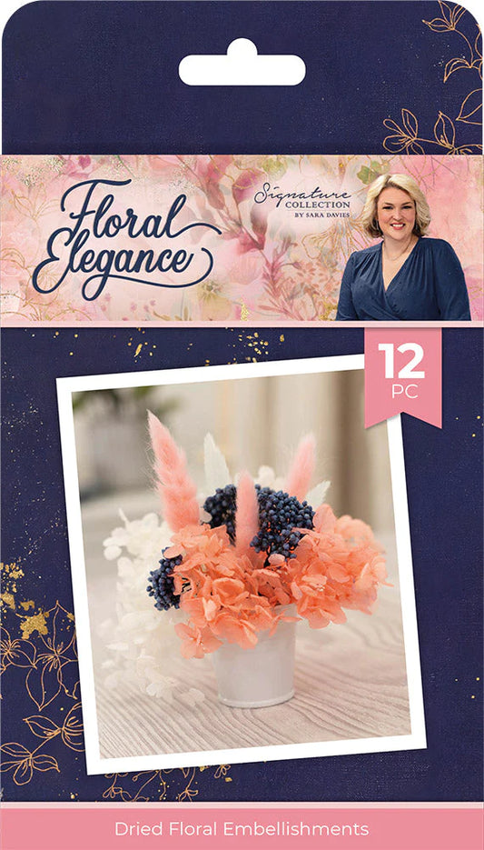 Sara Signature Floral Elegance Embellishments - Dried Florals Sara Signature Floral Elegance Embellishments - Dried Florals
