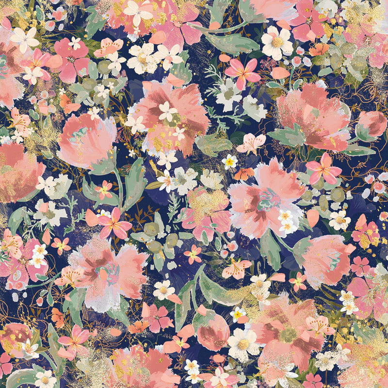 Sara Signature Floral Elegance 12” x 12” Paper Pad
