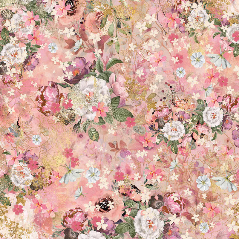 Sara Signature Floral Elegance 12” x 12” Paper Pad