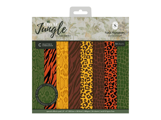 Sara Signature Royal Jungle Special Effects Pad - 8” x 8”