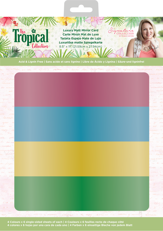 CC - Tropical Collection - Luxury Matt Mirror Card