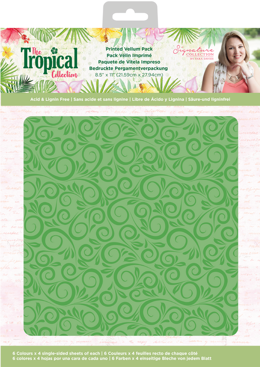 CC - Tropical Collection - Printed Vellum Pack