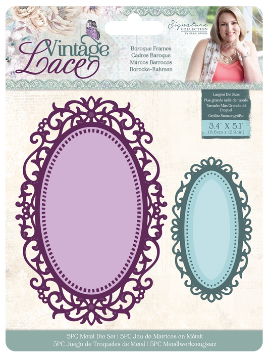 CC - Vintage Lace - Metal Die - Baroque Frame