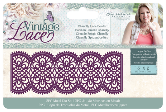 CC - Vintage Lace - Metal Die - Chantilly Lace Border
