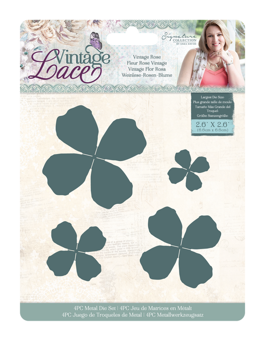 CC - Vintage Lace - Metal Die - Vintage Rose