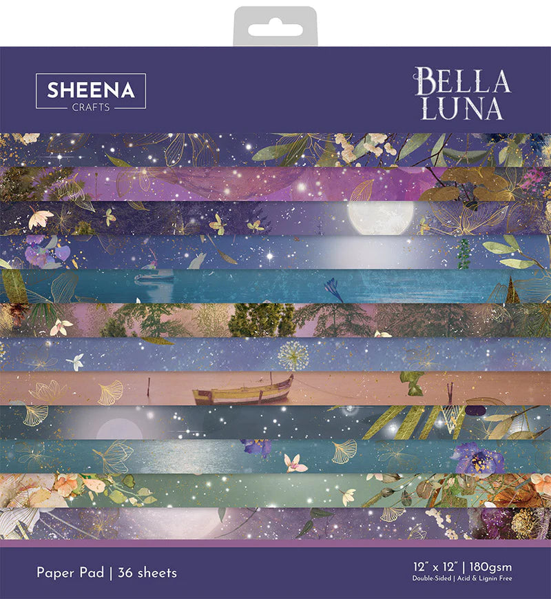 Sheena Douglass Bella Luna 12" x 12" Paper Pad