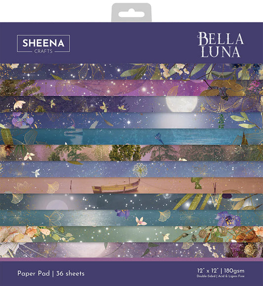 Sheena Douglass Bella Luna 12" x 12" Paper Pad