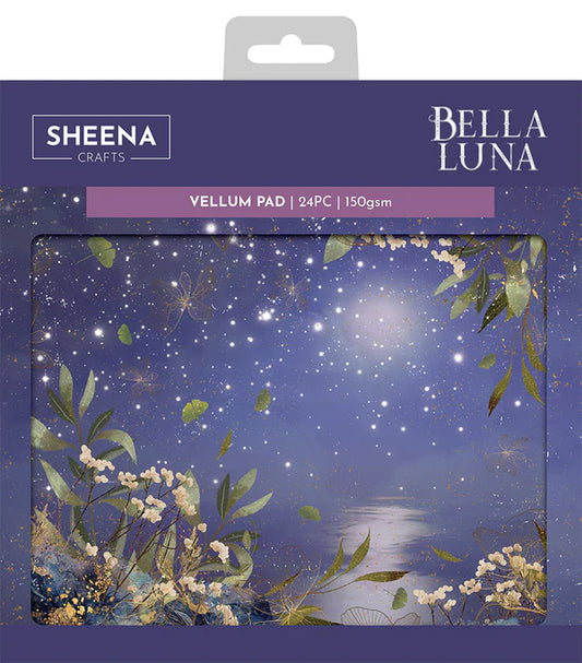 Sheena Douglass Bella Luna 8" x 8" Vellum Pad