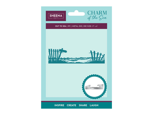 Sheena Douglass Charm of the Sea Metal Die - Out to Sea
