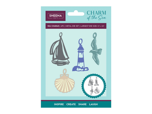 Sheena Douglass Charm of the Sea Metal Die - Sea Charms