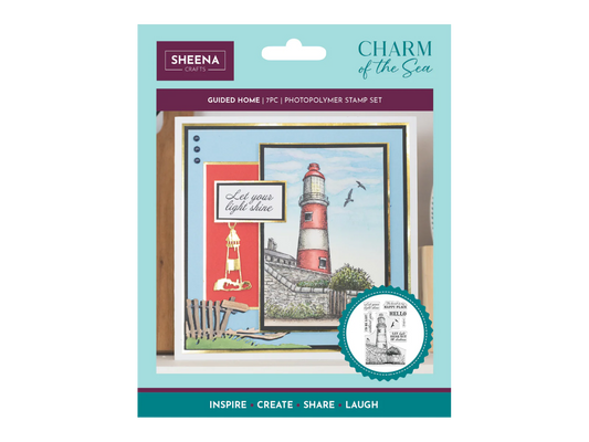 Sheena Douglass Charm of the Sea Photopolymer Stamp Set - Guided Home