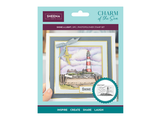 Sheena Douglass Charm of the Sea Photopolymer Stamp Set - Shine a Light