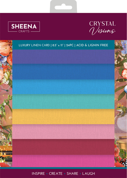 Sheena Douglass Crystal Visions Luxury Linen Cardstock  - A4