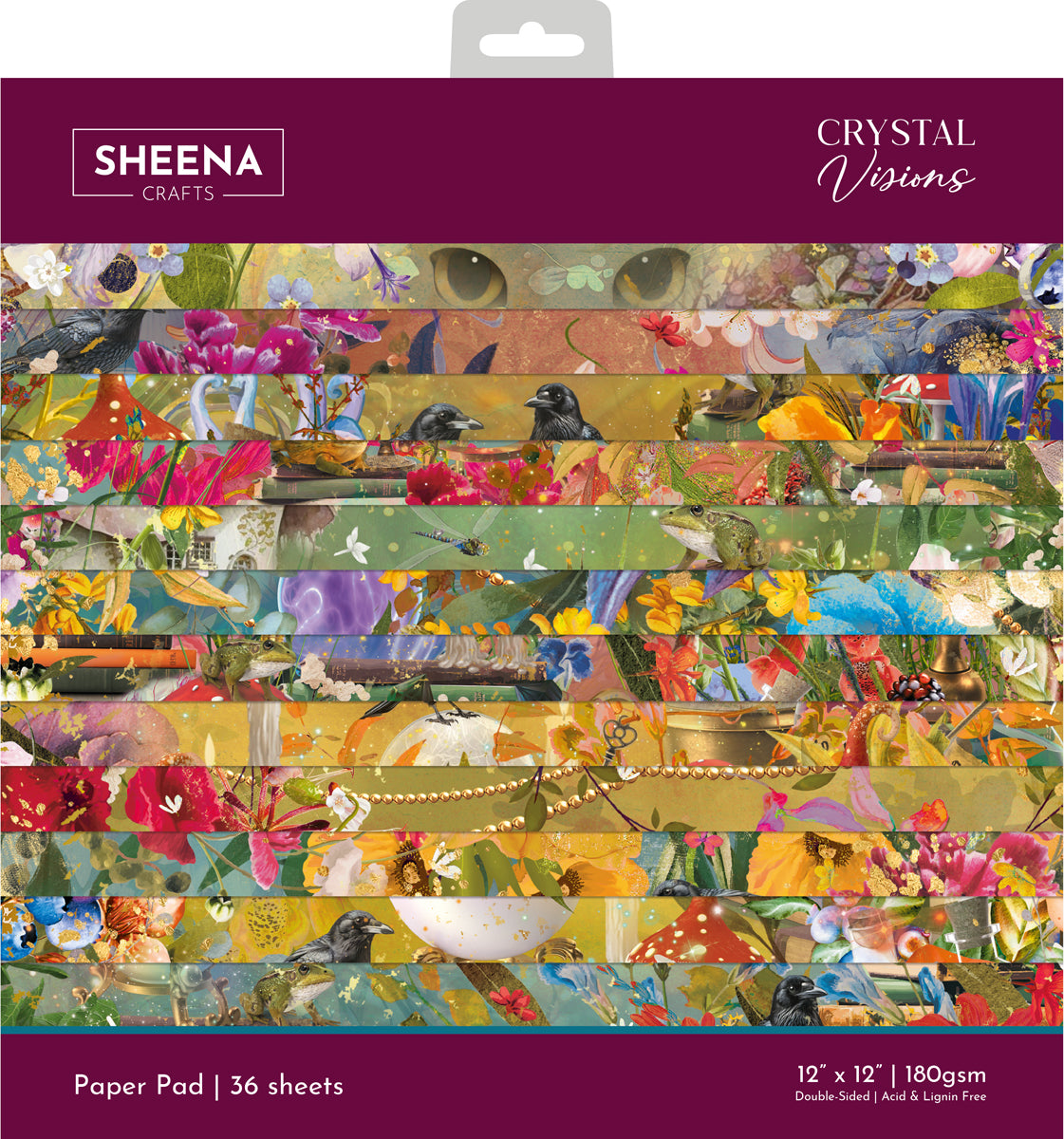 Sheena Douglass Crystal Visions 12” x 12” Paper Pad