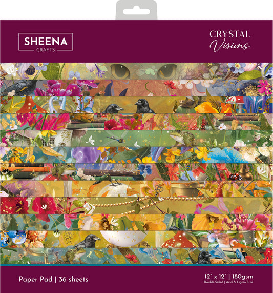 Sheena Douglass Crystal Visions 12” x 12” Paper Pad