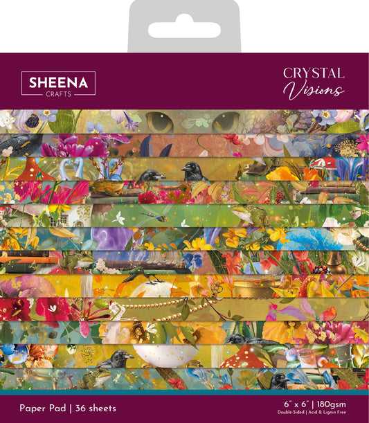 Sheena Douglass Crystal Visions 6” x 6” Paper Pad