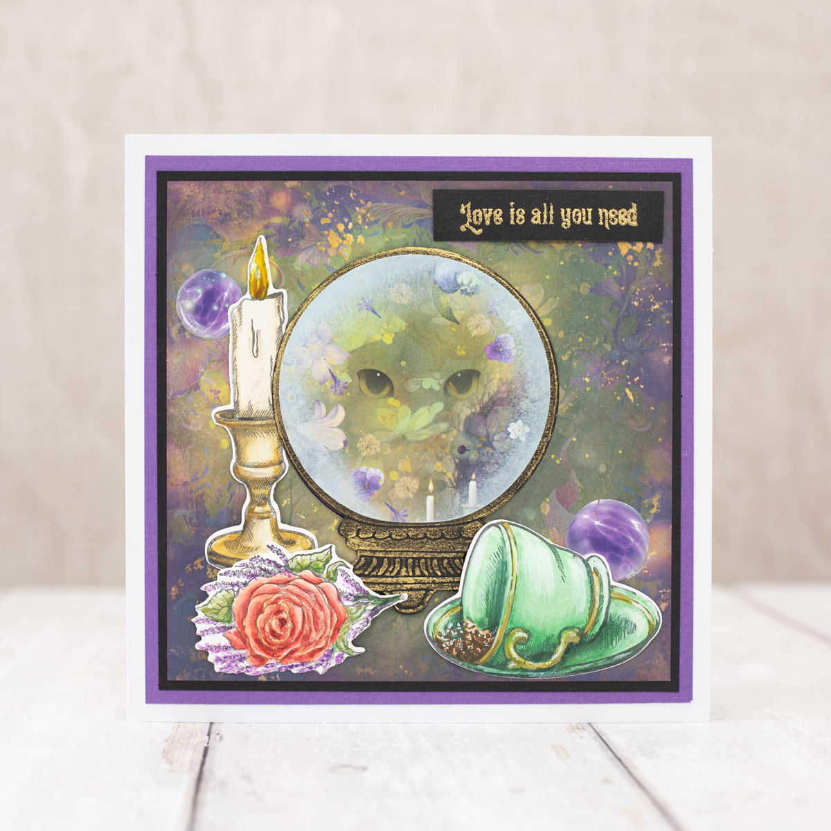 Sheena Douglass Crystal Visions Stamp & Die - Tea-riffic Times