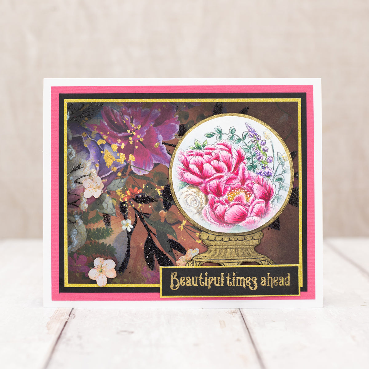 Sheena Douglass Crystal Visions Photopolymer Stamp - Floral Visions