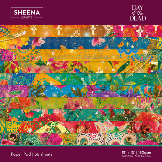 Sheena Douglass Day of the Dead - 12” x 12” Paper Pad