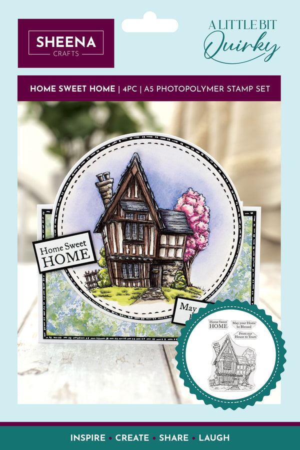 Sheena Douglass Photopolymer Stamp - Home Sweet Home