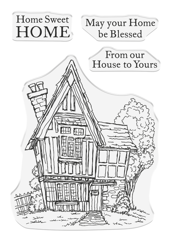 Sheena Douglass Photopolymer Stamp - Home Sweet Home