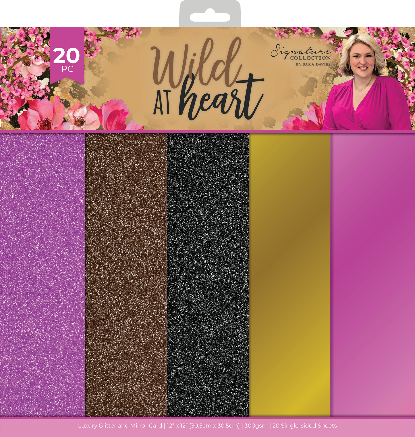 Signature Collection - Wild at Heart - Luxury Glitter & Mirror Card Pack