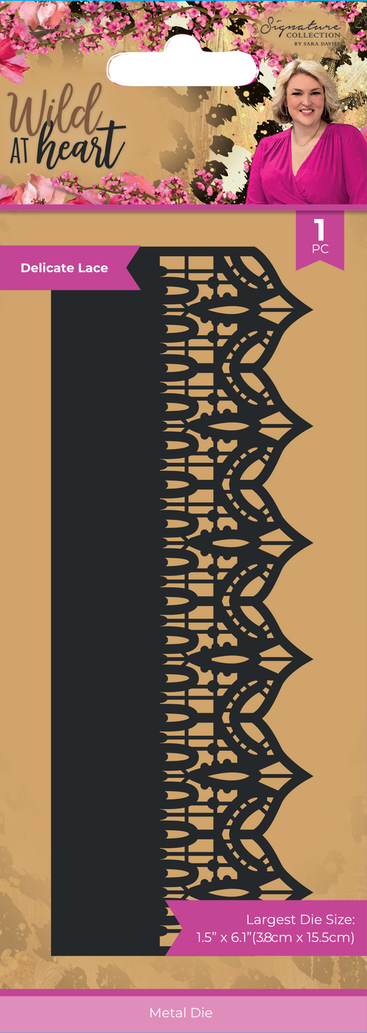 Signature Collection - Wild at Heart - Metal Die - Delicate Lace