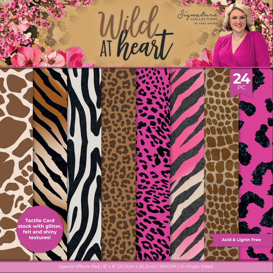 Signature Collection - Wild at Heart - 8” x 8” Special Effects Pad