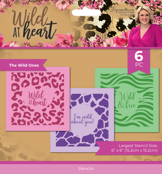 Signature Collection - Wild at Heart - Stencil Set - The Wild Ones