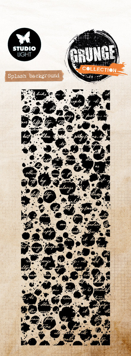 SL Clear Stamp Splash Background Grunge Collection 72x193.6x3mm 1 Pieces