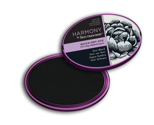 Harmony Quick Dry Ink Pad - Noir Black