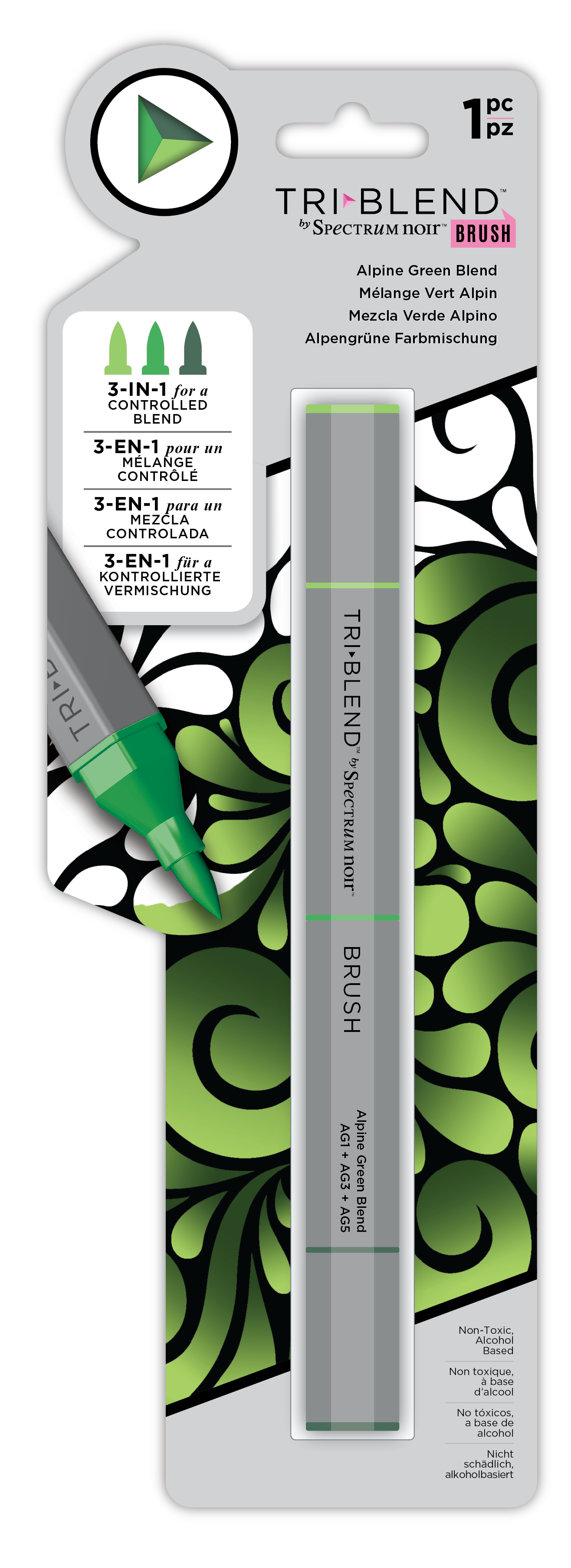 SN - TriBlend Brush - Alpine Green Blend