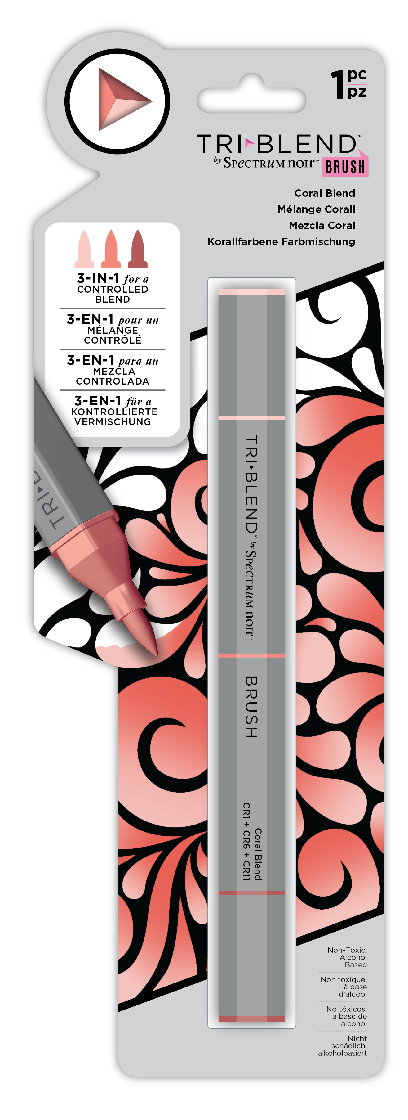 SN-TriBlend Brush-Coral Blend