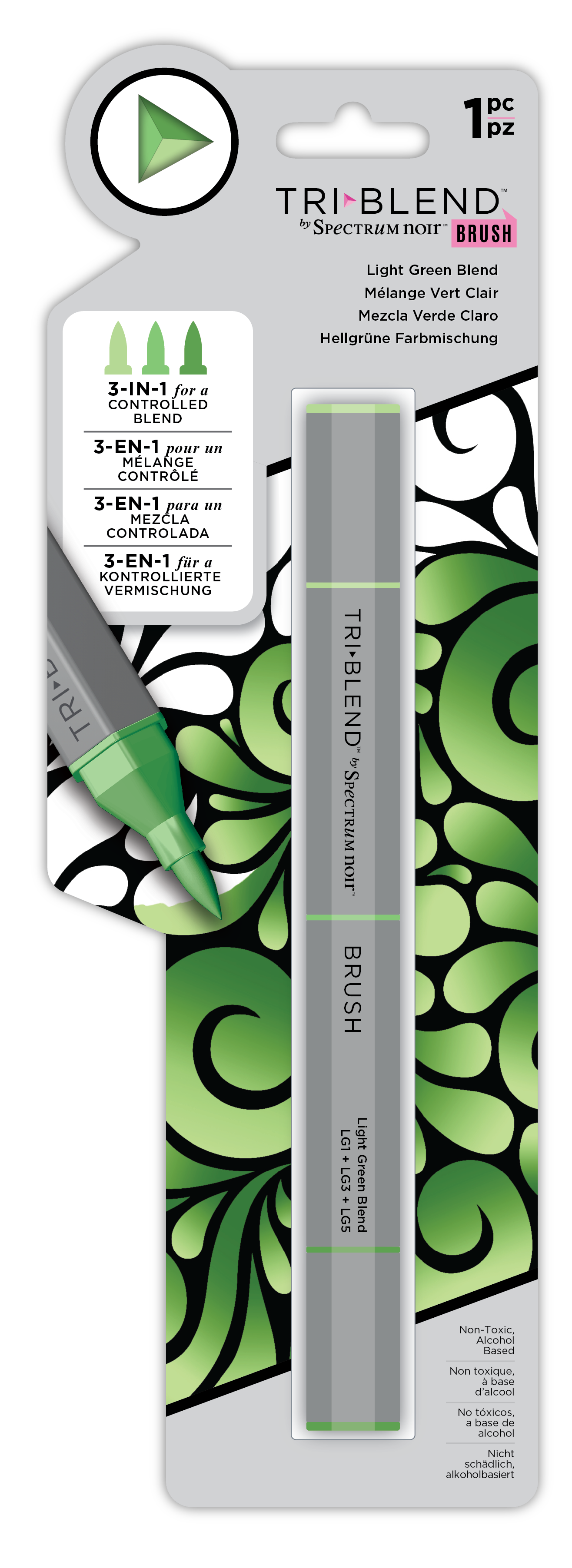 SN-TriBlend Brush-Light Green Blend