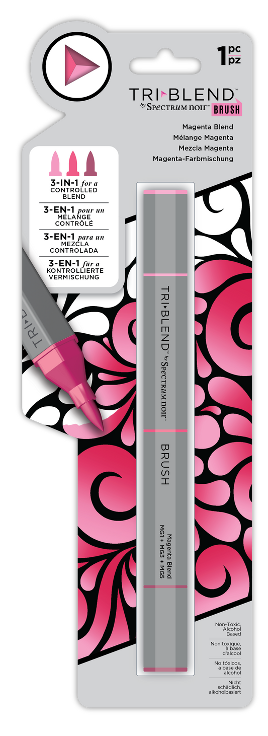 SN-TriBlend Brush-Magenta Blend