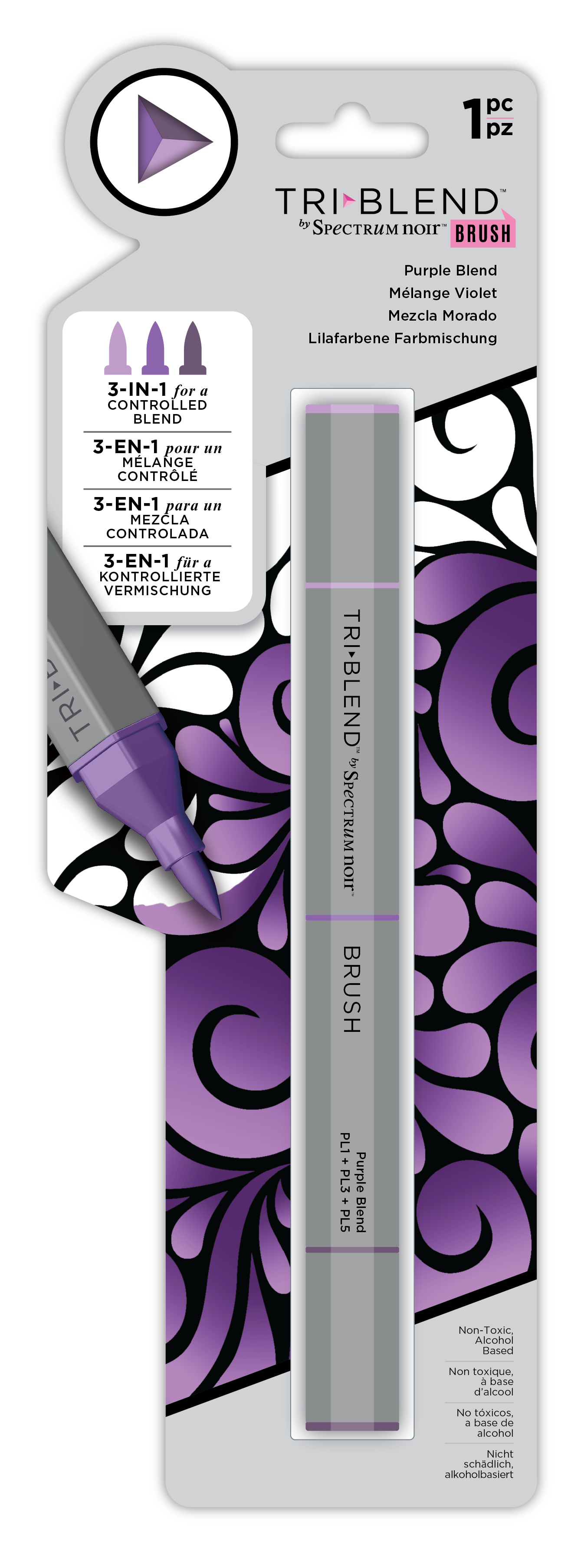 SN - TriBlend Brush - Purple Blend