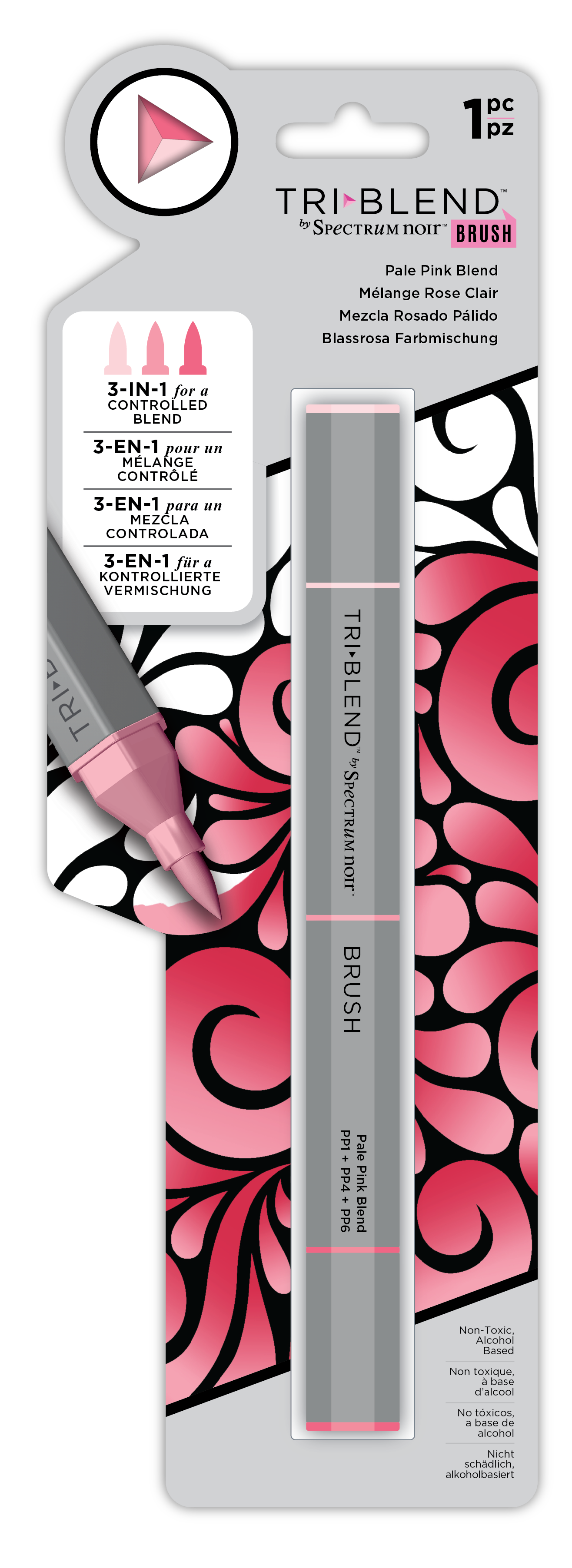 SN-TriBlend Brush-Pale Pink Blend