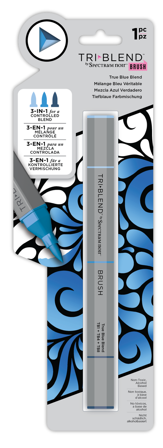 SN-TriBlend Brush-True Blue Blend