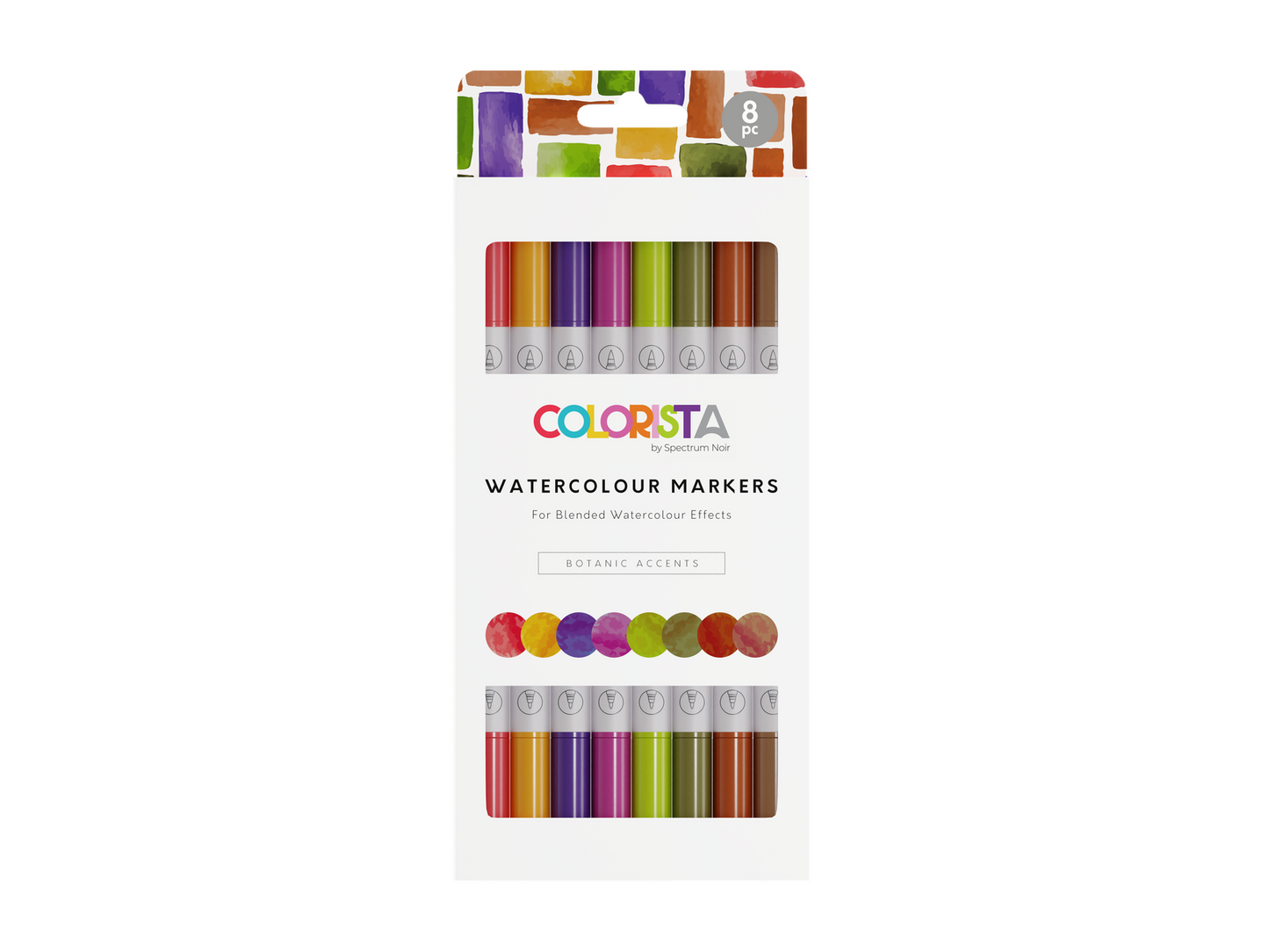 Colorista - Watercolour Marker - Botanic Accents 8pc