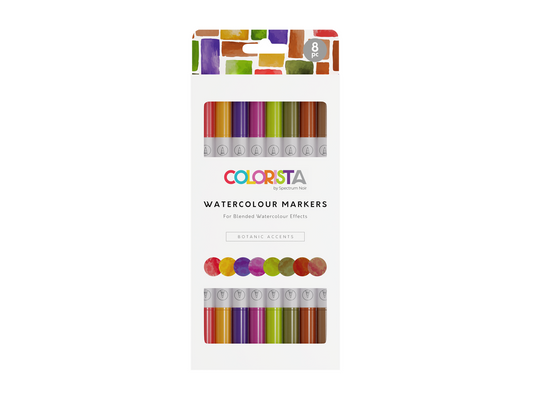 Colorista - Watercolour Marker - Botanic Accents 8pc