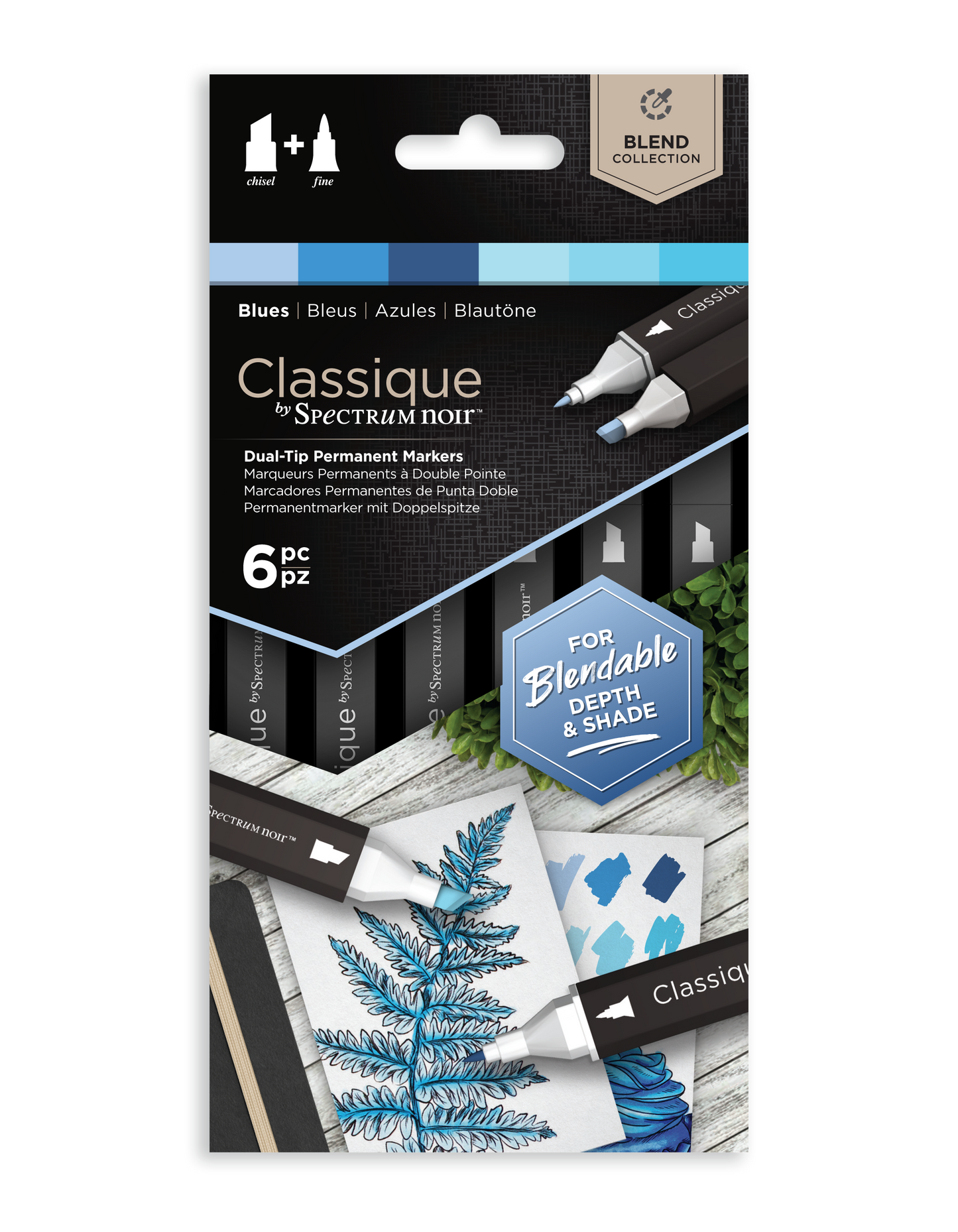 Spectrum Noir Classique (6PC) - Blues