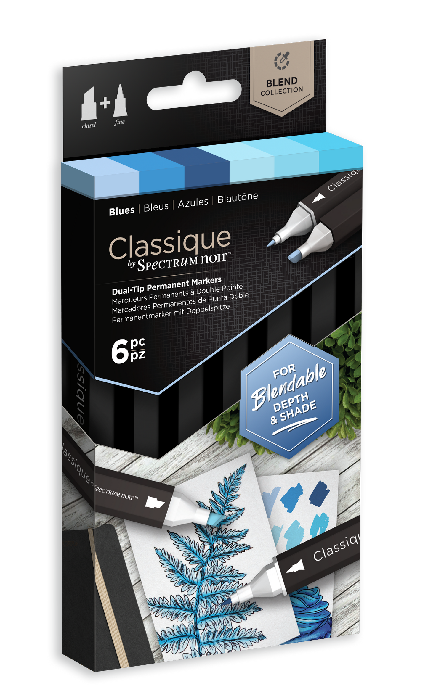 Spectrum Noir Classique (6PC) - Blues