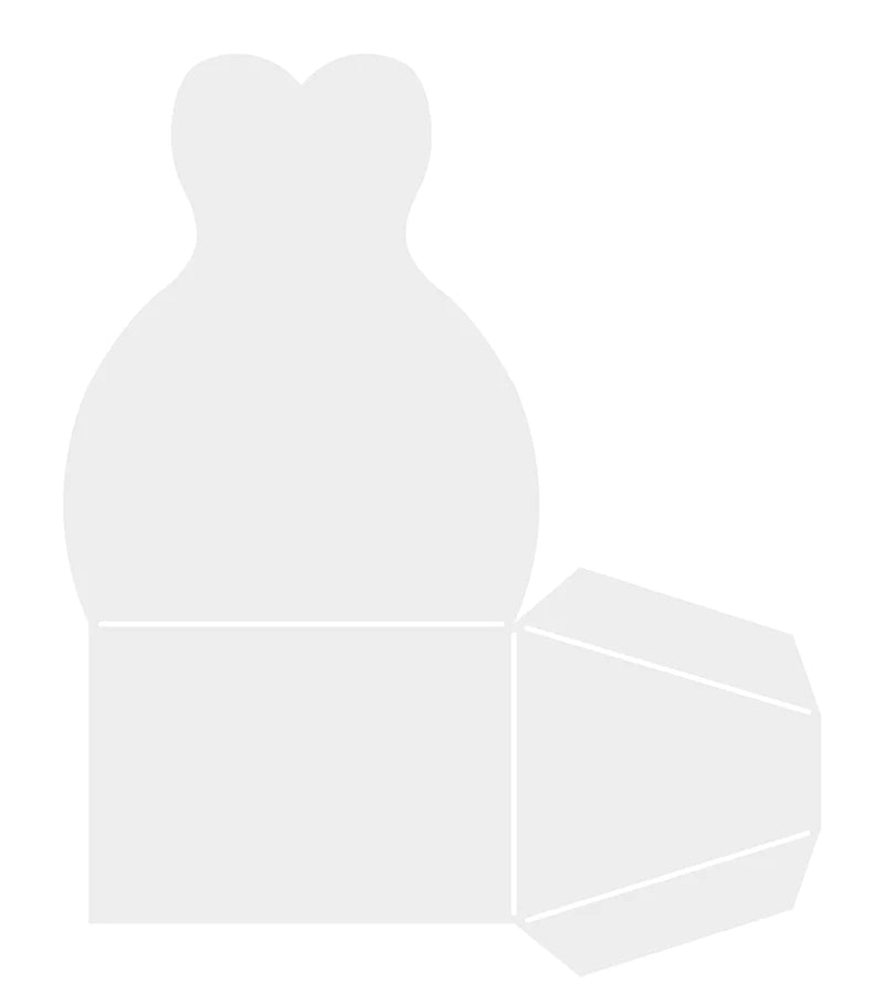 Crafter's Companion 3D Box Die and Stencil Set - Dress to Impress