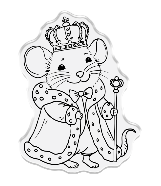 Sara Signature A Christmas Dream Stamp and Die - King Mouse