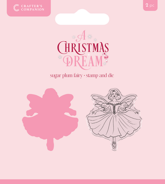 Sara Signature A Christmas Dream Stamp and Die - Sugar Plum Fairy