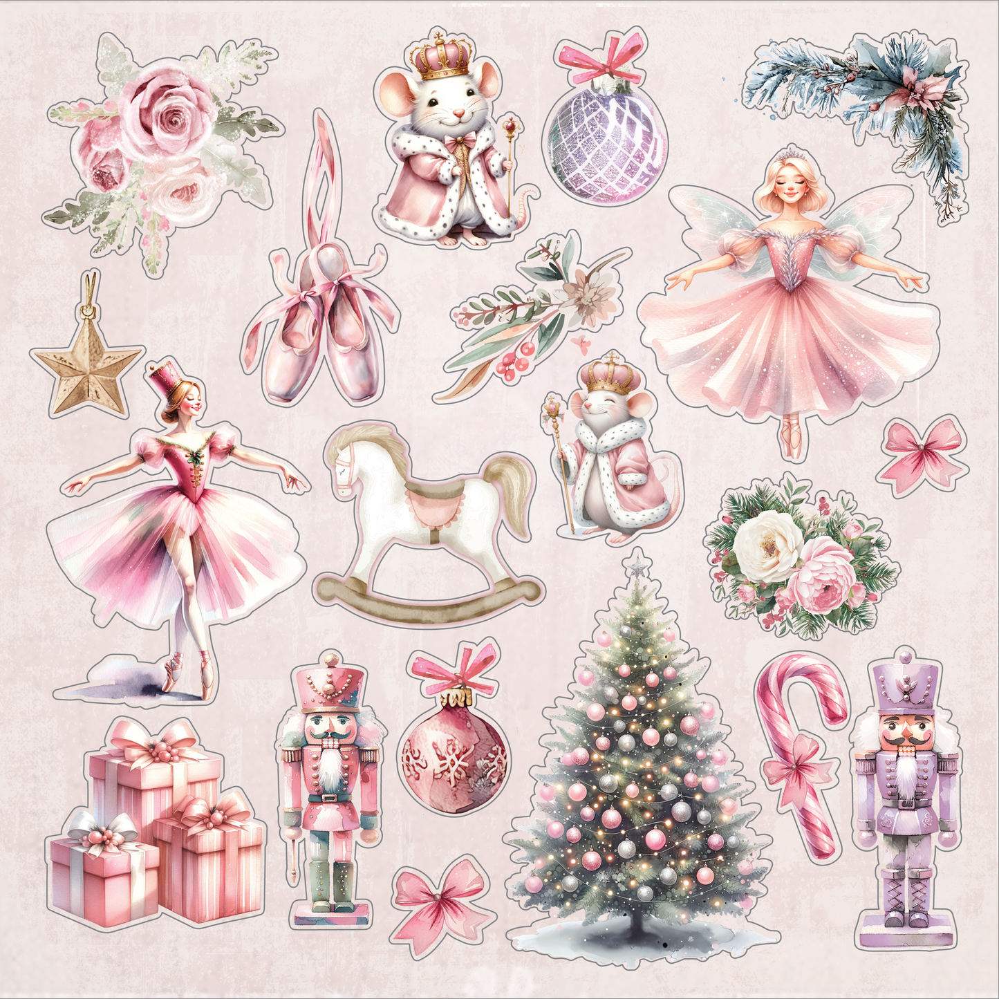 Sara Signature A Christmas Dream - 8" x 8" Topper Pad