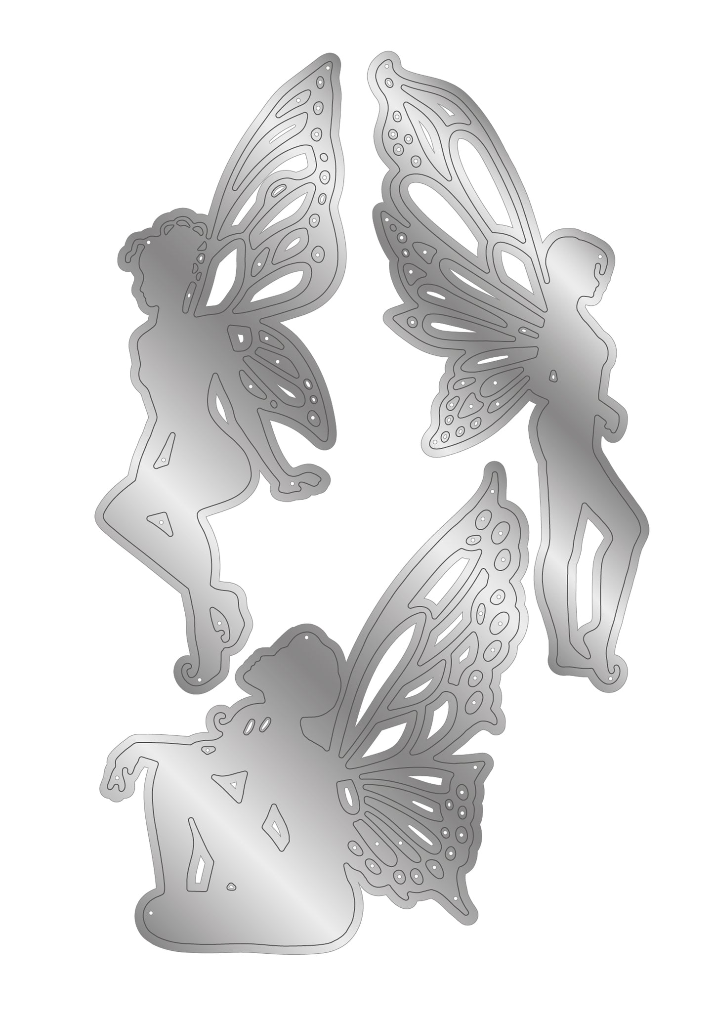 Sara Signature Fairy Glade - Metal Die - Silhouette Pixies