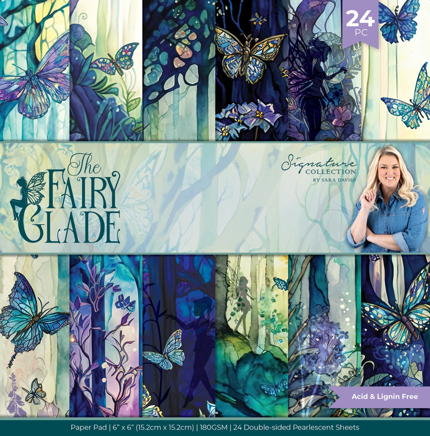 Sara Signature Fairy Glade - 6”x6” Paper Pad