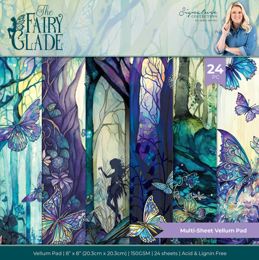 Sara Signature Fairy Glade - 8”x8” Vellum Pad